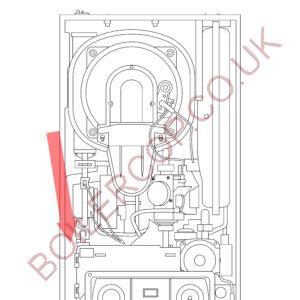 S62749 - REMEHA BROAG - Avanta Boilers - Avanta Plus Combi 28C - Condense Siphon Assembly